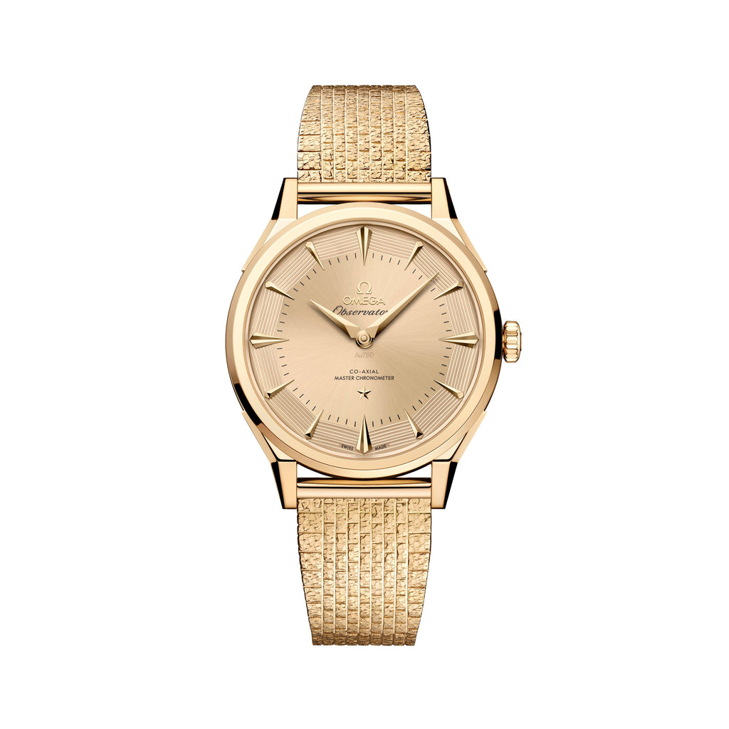 Constellation Observatory Moonshine™ Gold 39.4mm - Gold on Bracelet