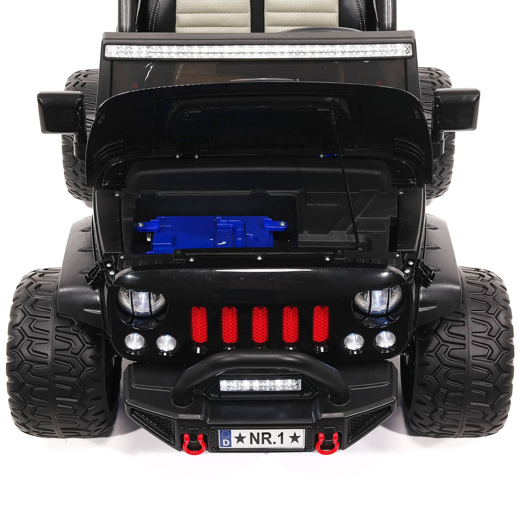 Trail Explorer 24V Kids Ride-On Car Truck with R/C Parental Remote | Gray
