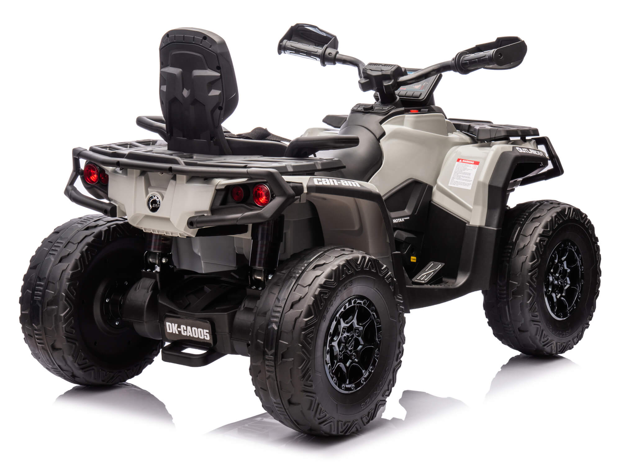 24V Can-Am Kids Outlander 4WD Ride-On ATV - Grey