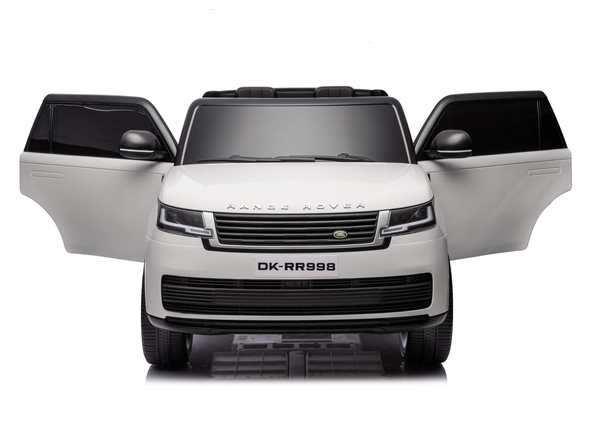 24V Land Rover Kids Electric Ride On SUV with Remote Control - White