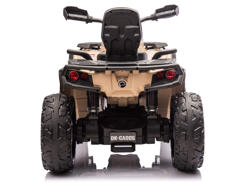 24V Can-Am Kids Outlander 4WD Ride-On ATV - Khaki