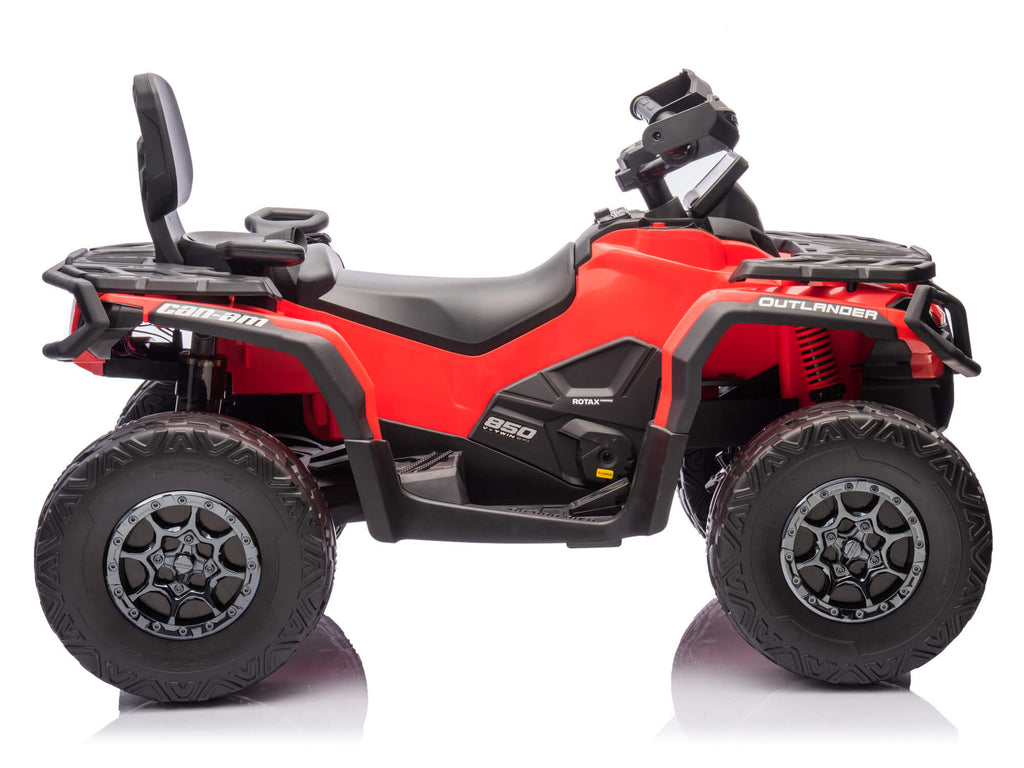 24V Can-Am Kids Outlander 4WD Ride-On ATV - Red