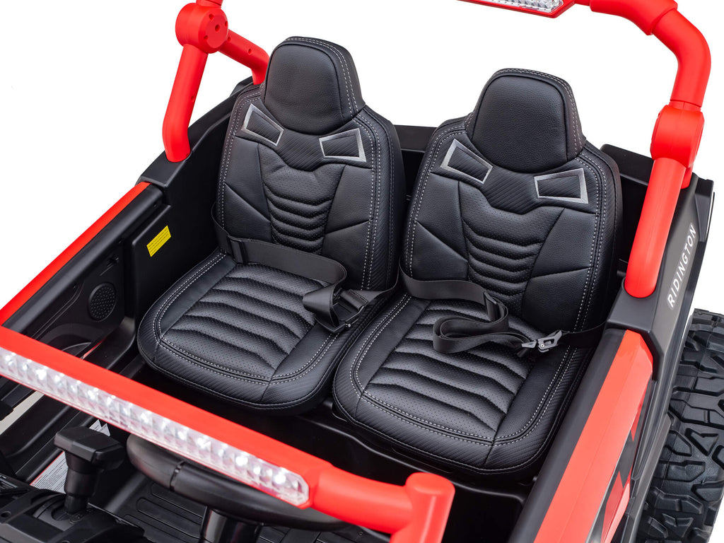 24V Ridington MAX-R All Terrain Ride-On Buggy with Remote - Red