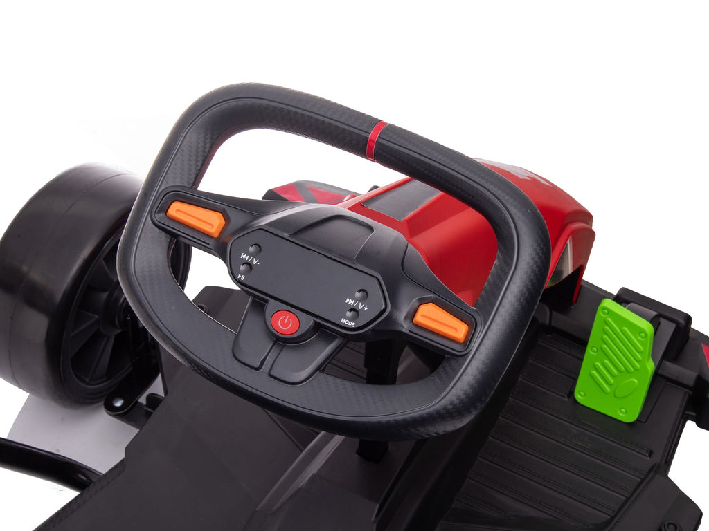 24V RIDINGTON SONOMA Kids Electric Drift Go-Kart - Red