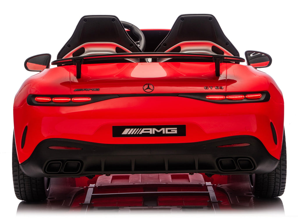24V Mercedes AMG GT 63 Kids 2-Seater Ride On-Car - Red