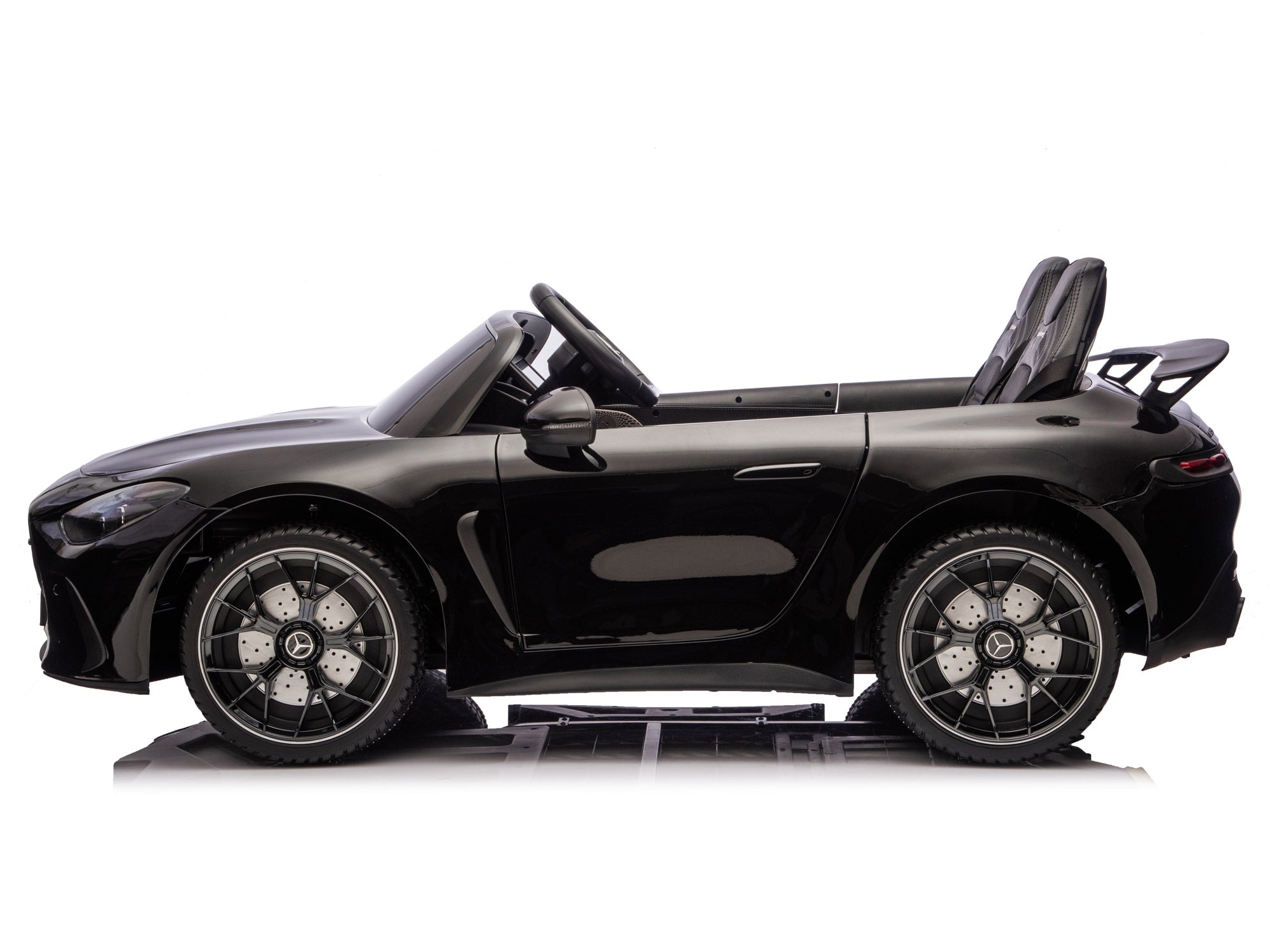 24V Mercedes AMG GT 63 Kids 2-Seater Ride On-Car - Black
