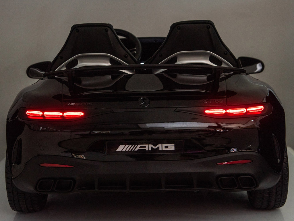 24V Mercedes AMG GT 63 Kids 2-Seater Ride On-Car - Black