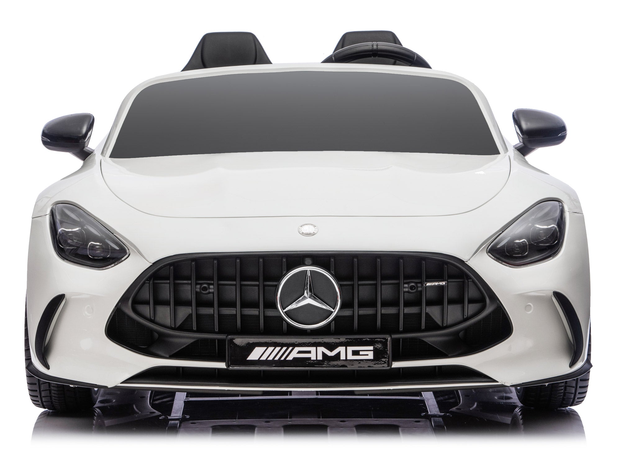 24V Mercedes AMG GT 63 Kids 2-Seater Ride On-Car - White
