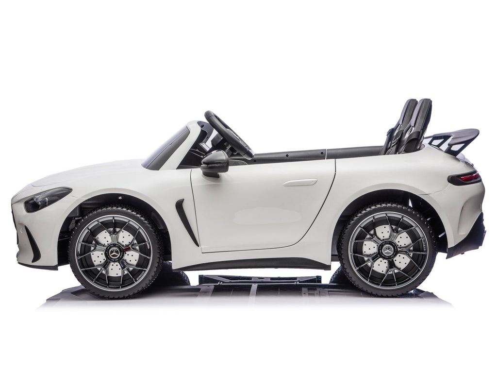 24V Mercedes AMG GT 63 Kids 2-Seater Ride On-Car - White