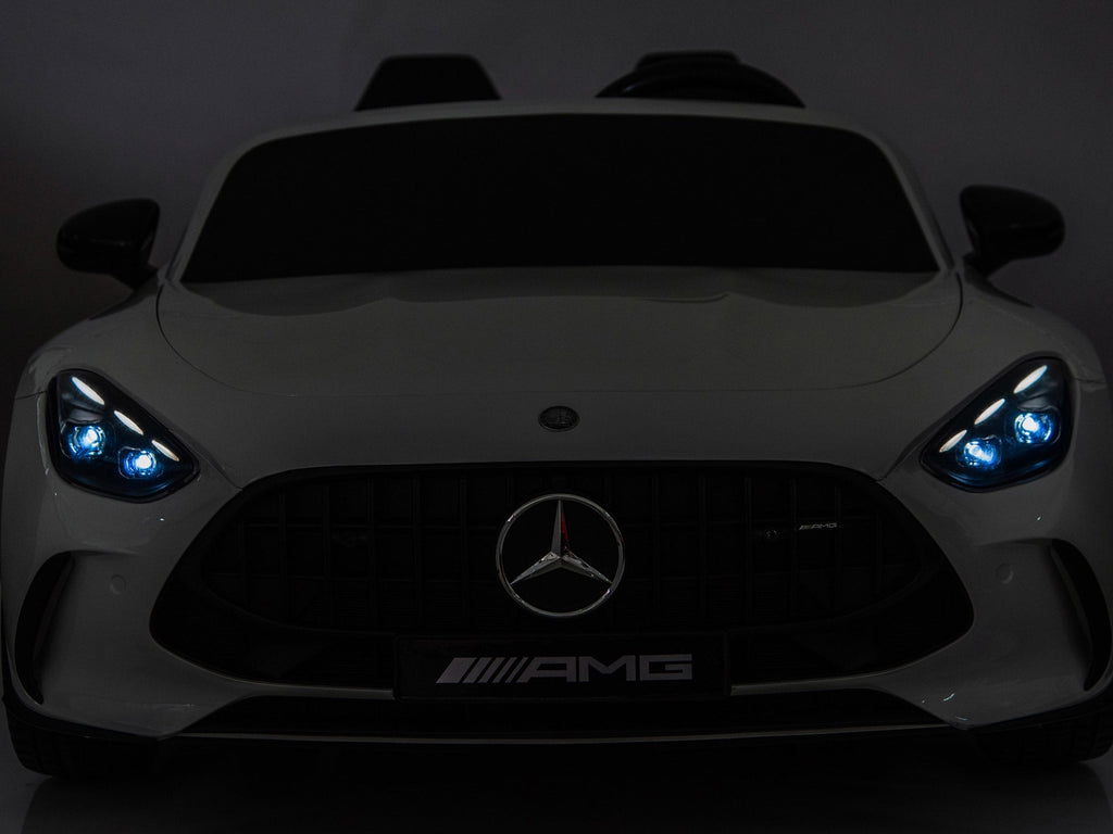 24V Mercedes AMG GT 63 Kids 2-Seater Ride On-Car - White