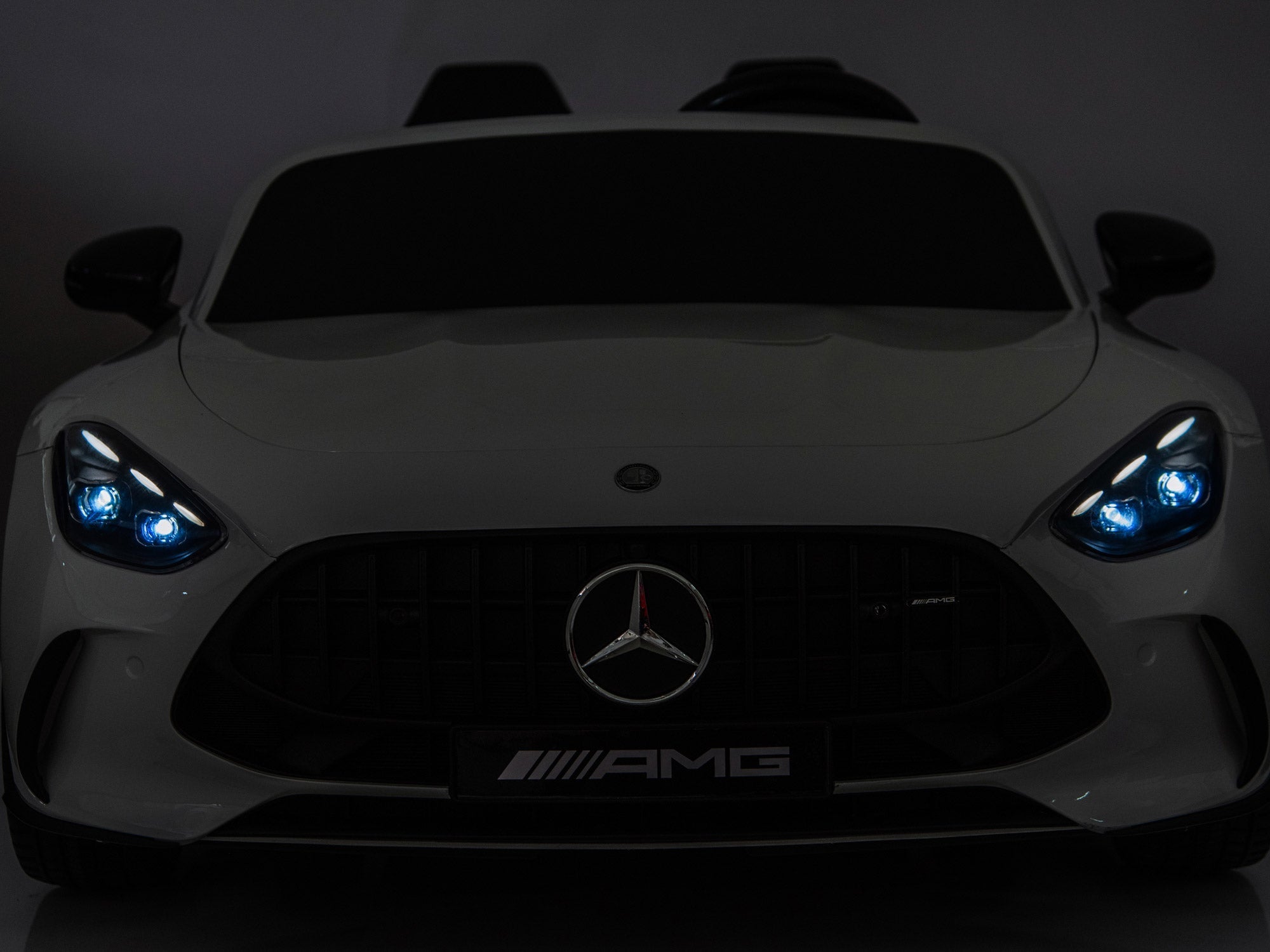 24V Mercedes AMG GT 63 Kids 2-Seater Ride On-Car - White