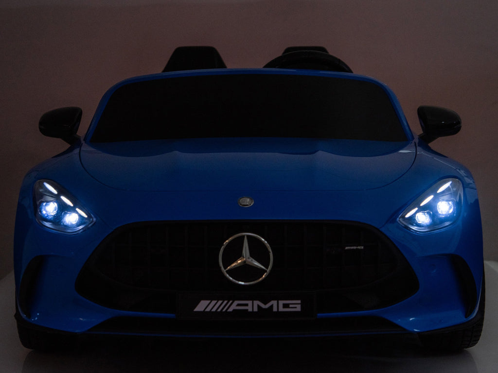 24V Mercedes AMG GT 63 Kids 2-Seater Ride On-Car - Blue
