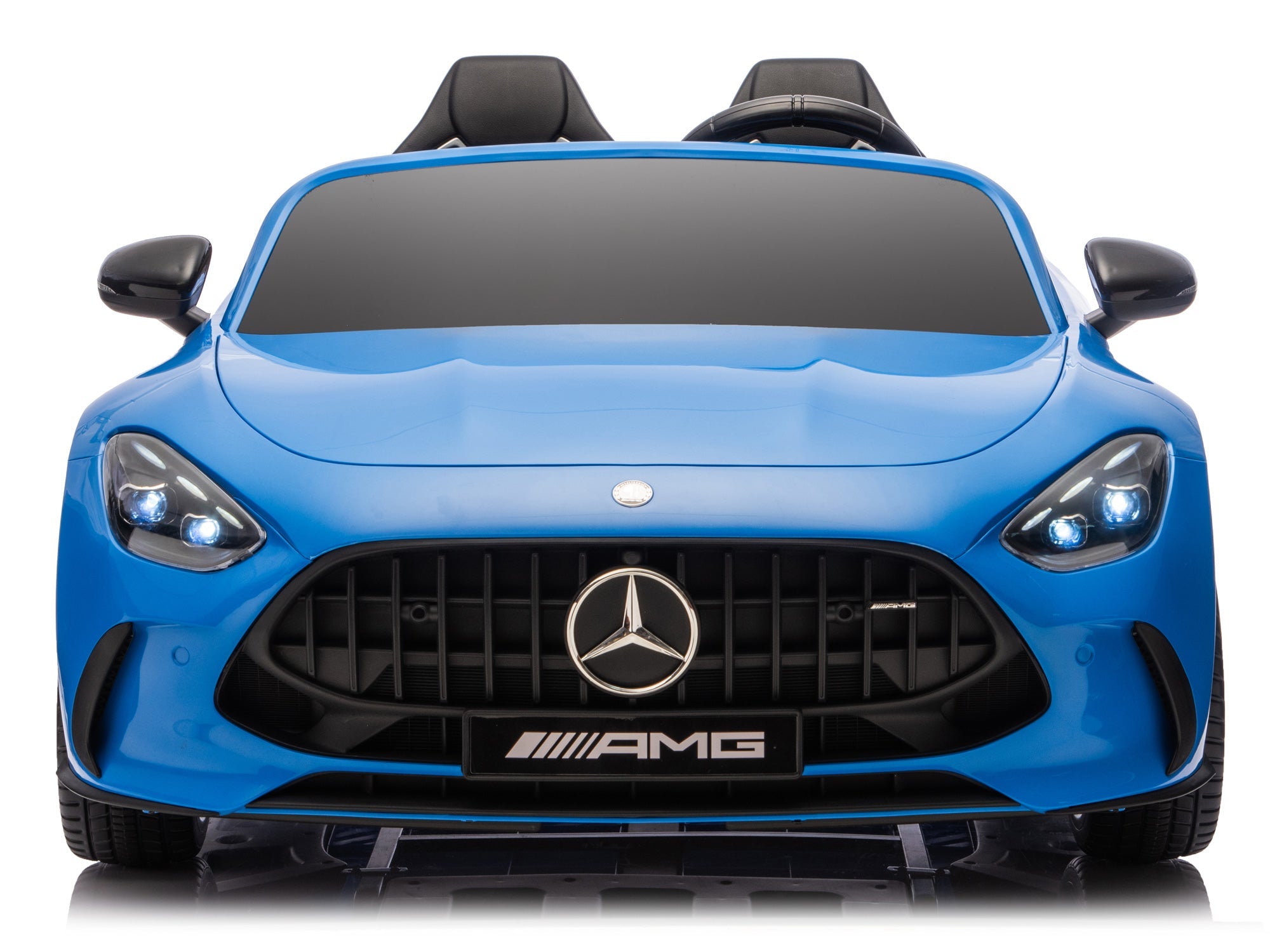 24V Mercedes AMG GT 63 Kids 2-Seater Ride On-Car - Blue