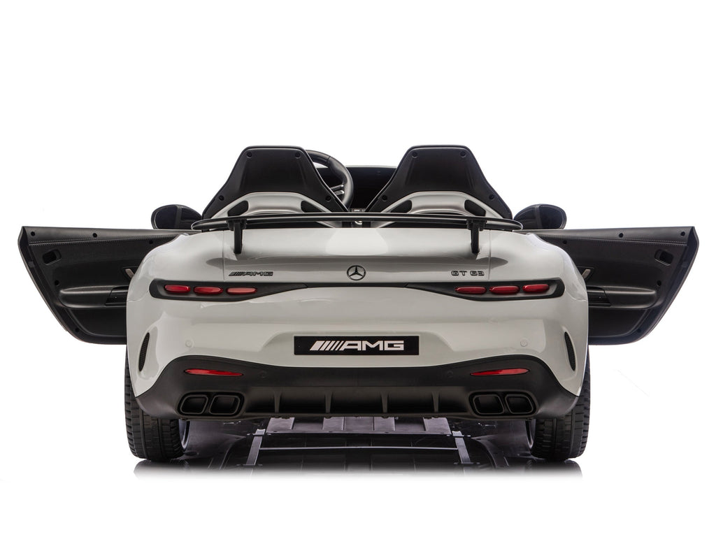 24V Mercedes AMG GT 63 Kids 2-Seater Ride On-Car - Gray