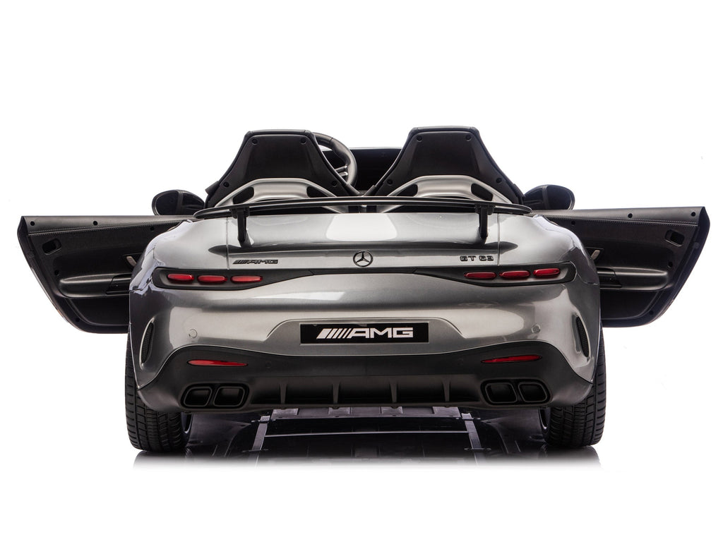 24V Mercedes AMG GT 63 Kids 2-Seater Ride On-Car - Silver
