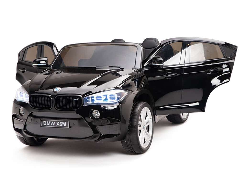Two Seat BMW X6M Kids 12V Ride On Car with Remote - Black