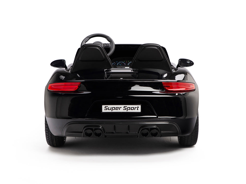24V Super Sport GT Kids Ride On Car - Black