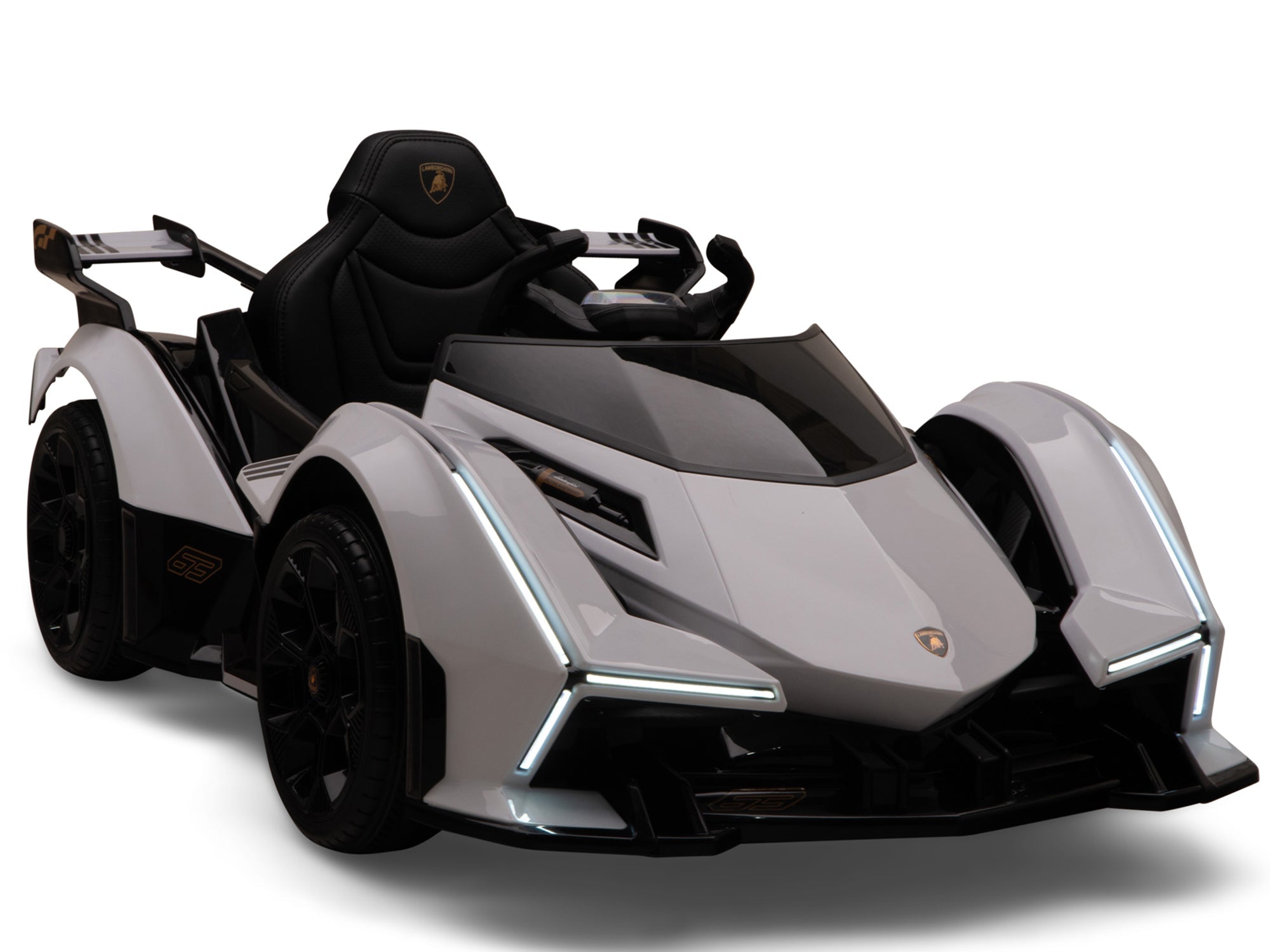 Lamborghini V12 Vision GT Kids Ride On Car with Remote Control - Blue