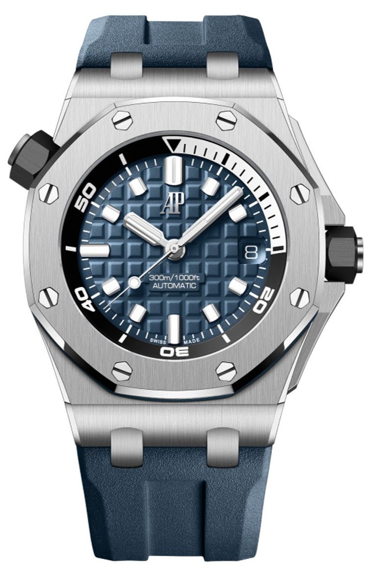 Audemars Piguet Royal Oak Offshore Diver Blue Dial (Reference # 15720ST.OO.A027CA.01