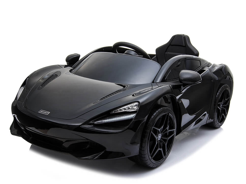McLaren 720S 12V Kids Electric Ride On Car w/ Remote Control - Painted Black