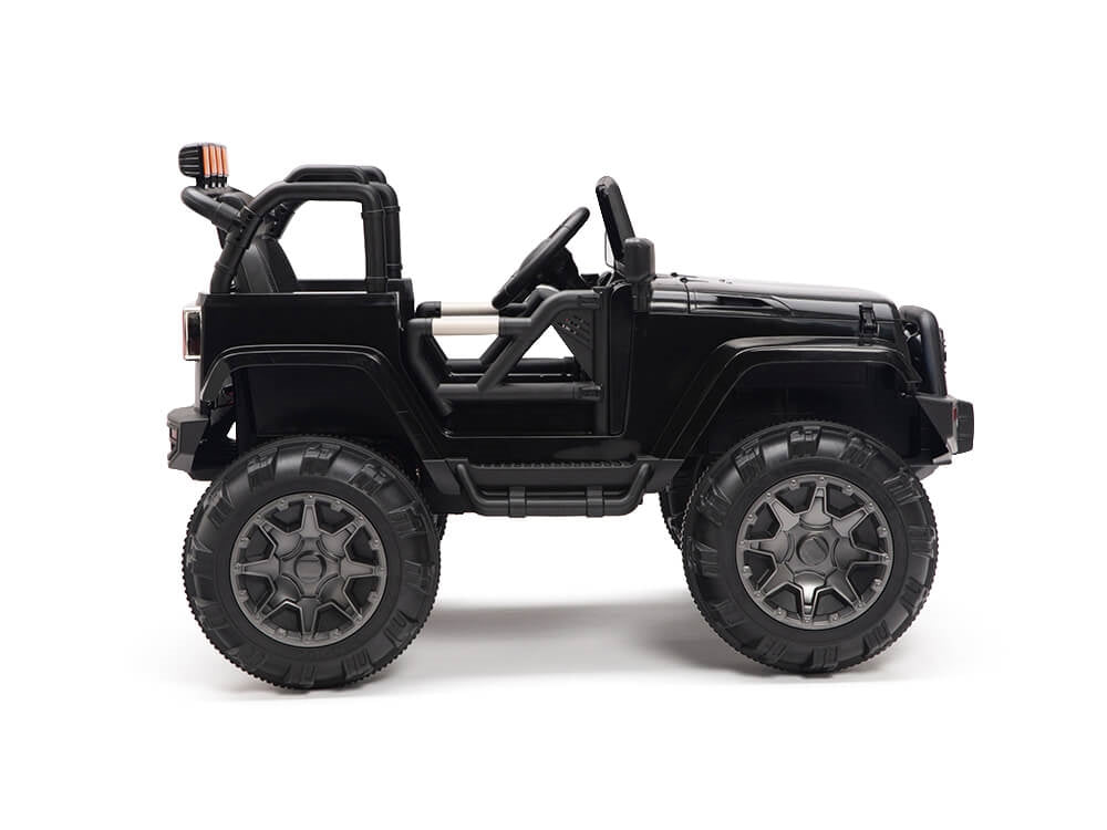Kids 12V Battery Powered Ride On Truck with Big Wheels RC / Remote Control - Black
