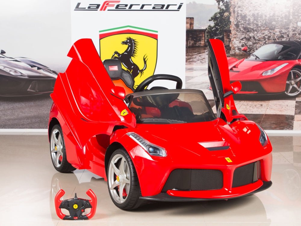 Ferrari 12V LaFerrari Kids Electric Ride On Car with MP3 and Remote Control - Red