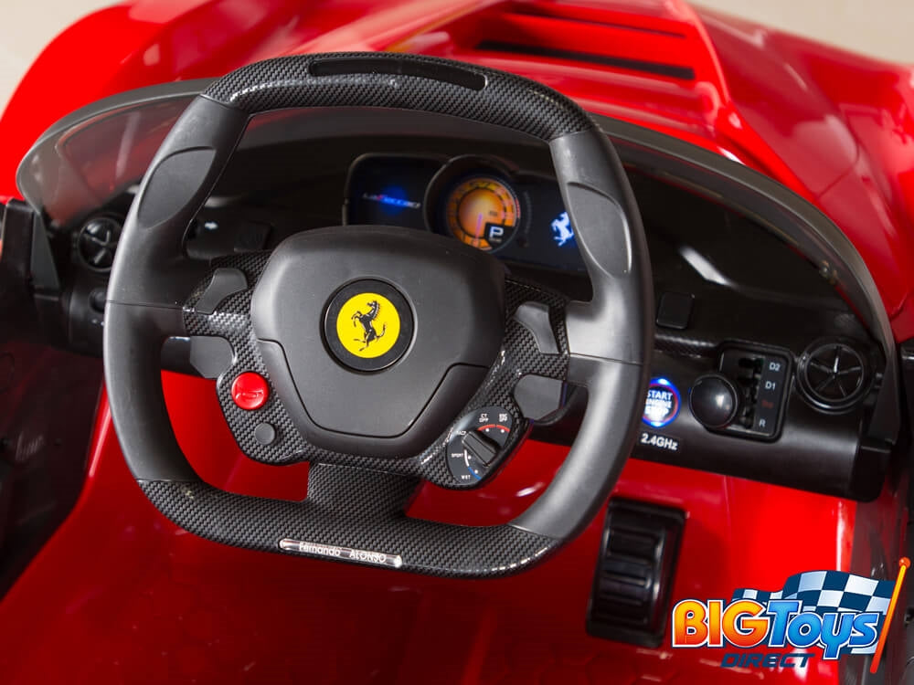 Ferrari 12V LaFerrari Kids Electric Ride On Car with MP3 and Remote Control - Red
