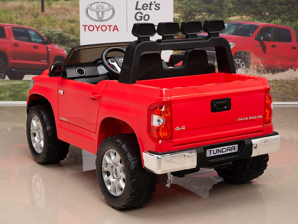 12V Kids Battery Powered Remote Control SPECIAL EDITION Toyota Tundra Ride On Truck - Red