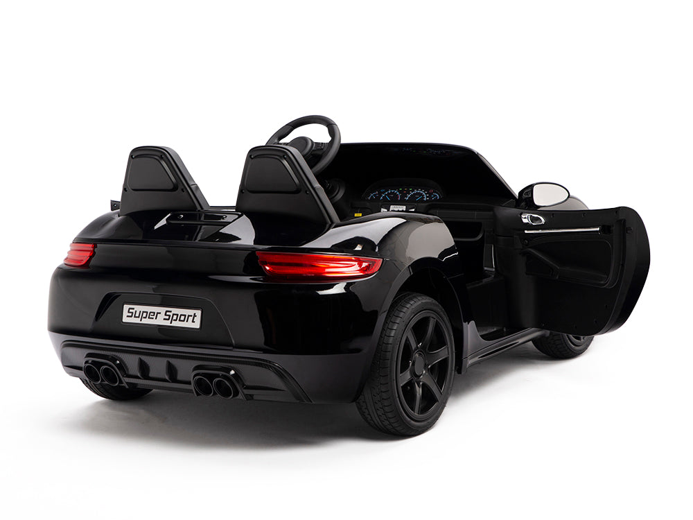 24V Super Sport GT Kids Ride On Car - Black
