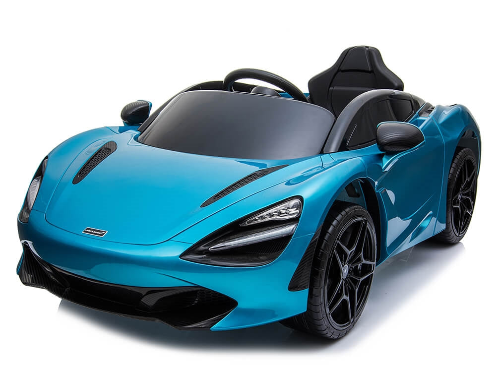 McLaren 720S 12V Kids Electric Ride On Car w/ Remote Control - Painted Blue