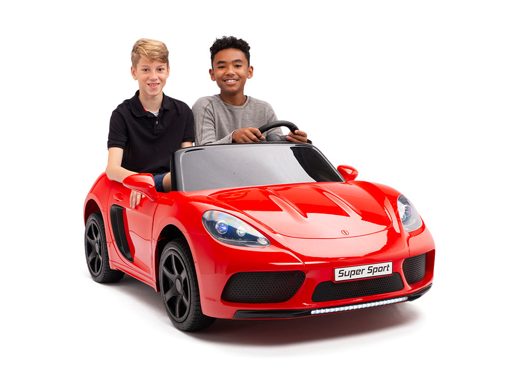 24V Super Sport GT Kids Ride On Car - Red