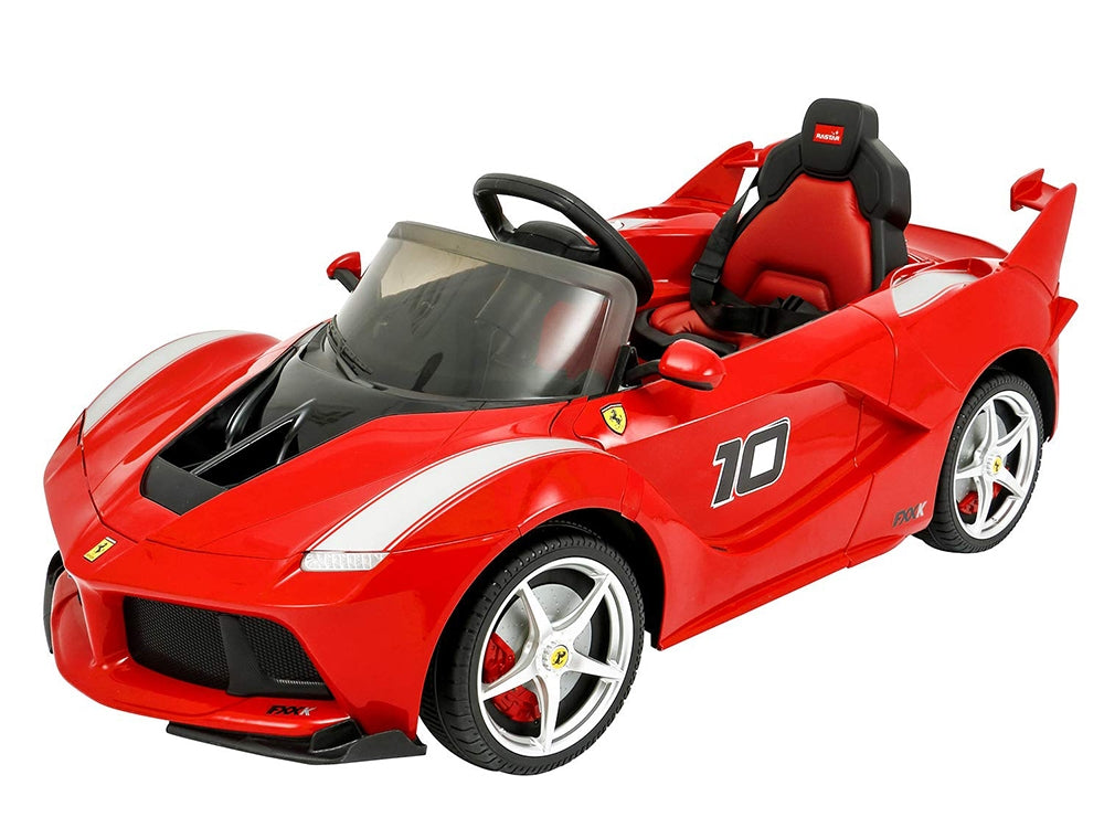 Ferrari 12V LaFerrari FXX K Electric Ride On Car for Kids with 2.4 GHz Remote Control, 2 Motors - Red