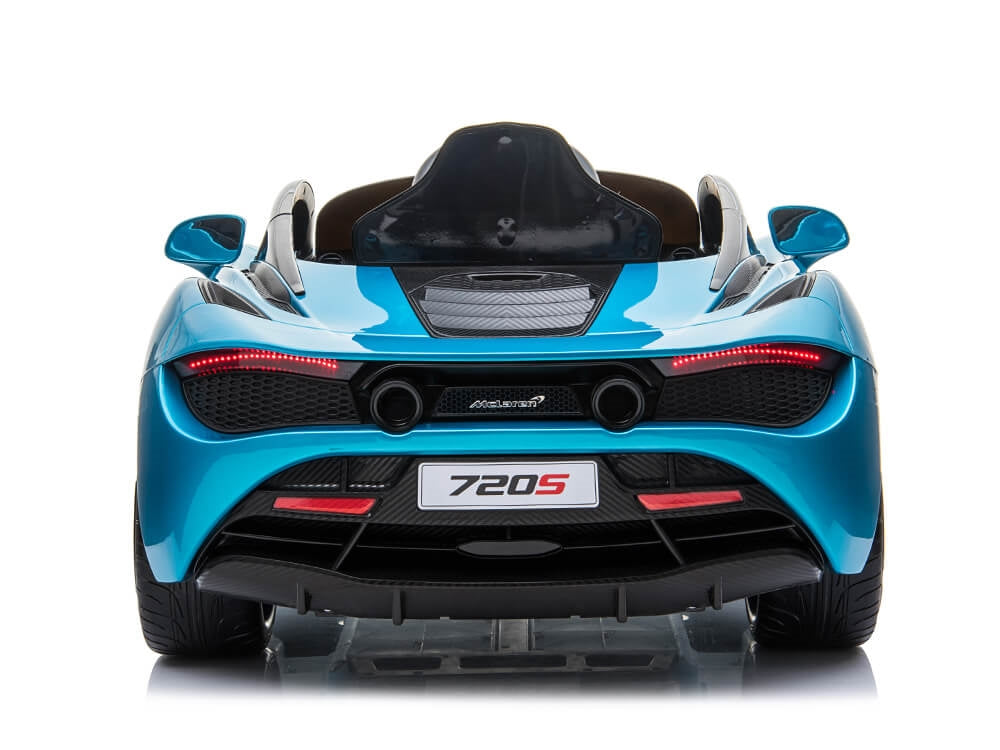 McLaren 720S 12V Kids Electric Ride On Car w/ Remote Control - Painted Blue