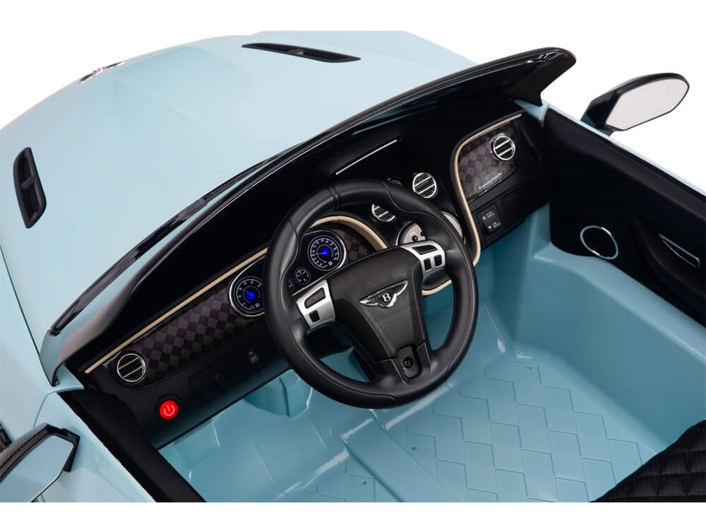 12V Bentley Continental Supersports Kids Electric Ride On Car with Remote - Blue