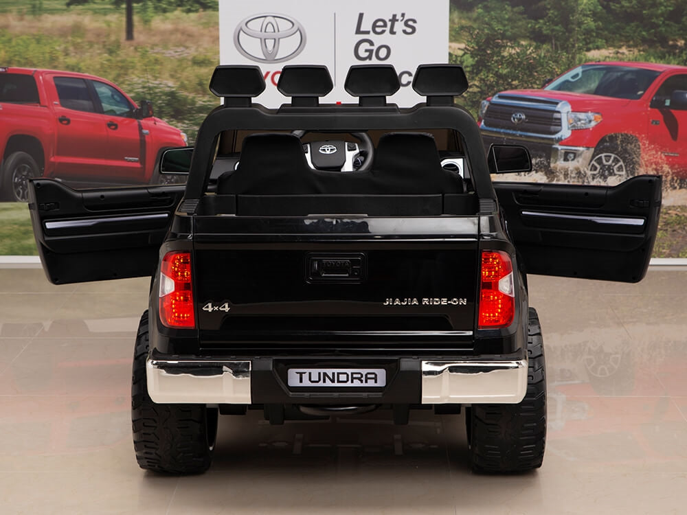 12V Kids Battery Powered Remote Control SPECIAL EDITION Toyota Tundra Ride On Truck - Black