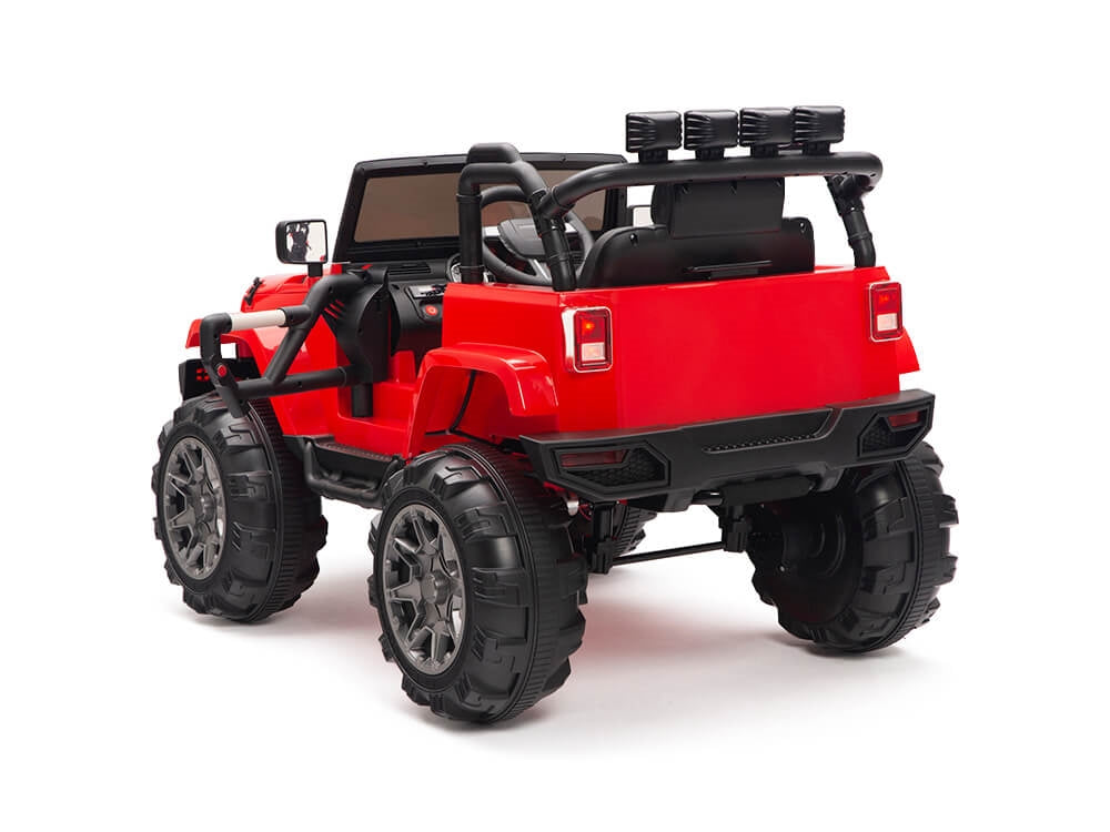 Kids 12V Battery Powered Ride On Truck with Big Wheels RC / Remote Control - Red