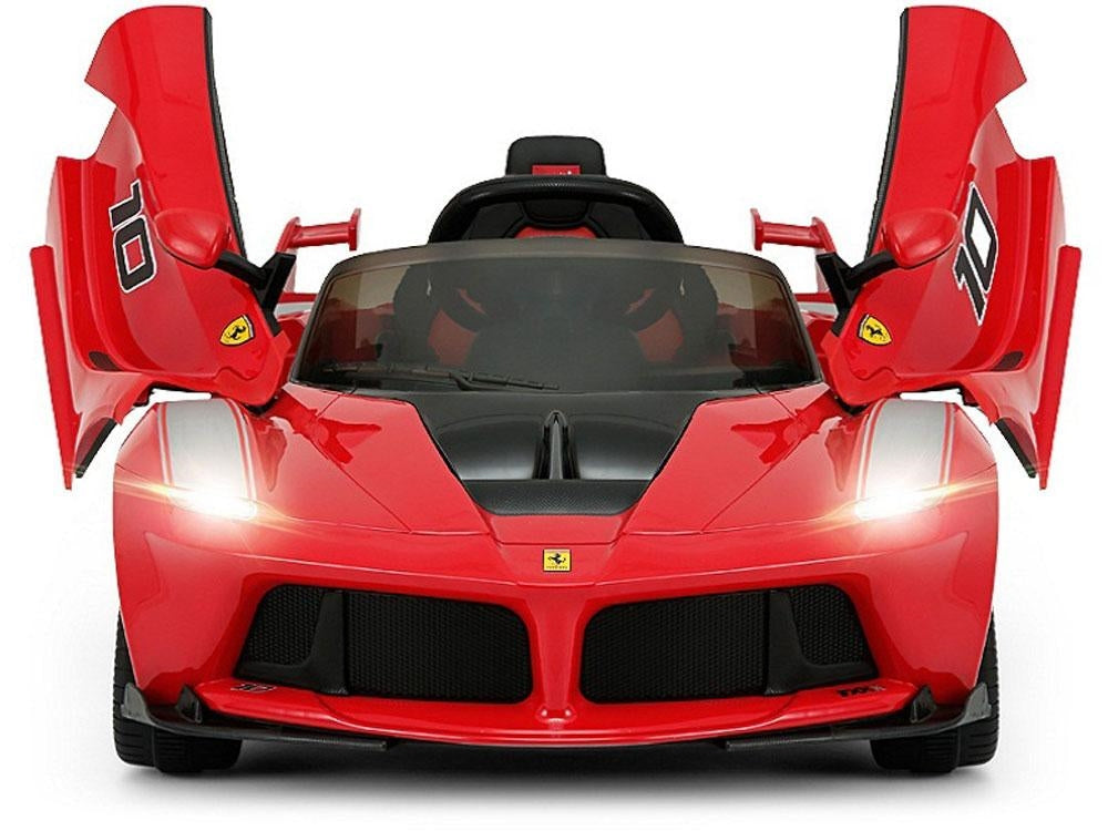 Ferrari 12V LaFerrari FXX K Electric Ride On Car for Kids with 2.4 GHz Remote Control, 2 Motors - Red