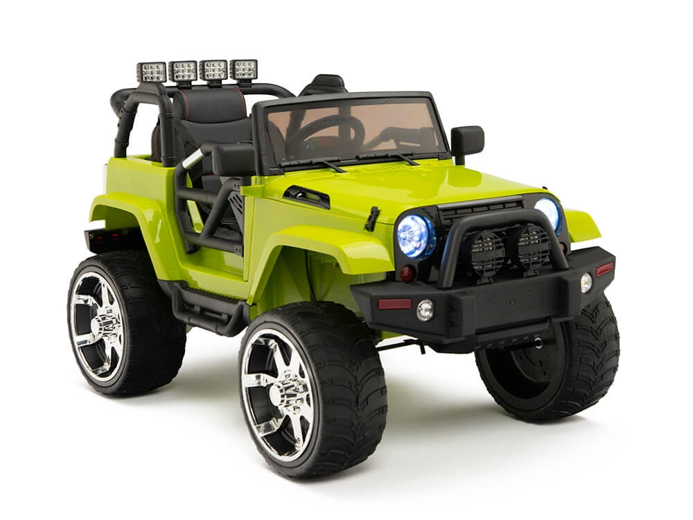 12V Kids Battery Operated Ride On Truck with EVA Wheels and Remote Control - Green