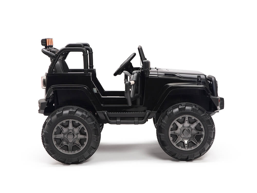 Kids 12V Battery Powered Ride On Truck with Big Wheels RC / Remote Control - Black