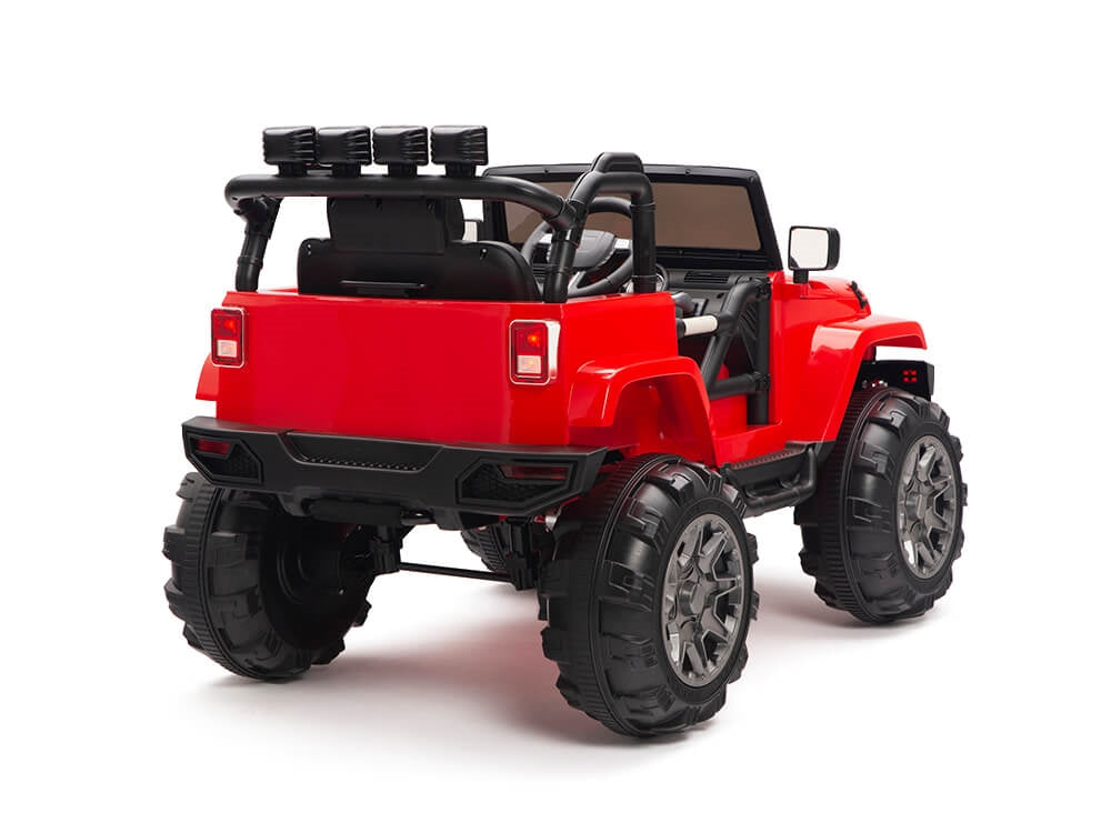 Kids 12V Battery Powered Ride On Truck with Big Wheels RC / Remote Control - Red