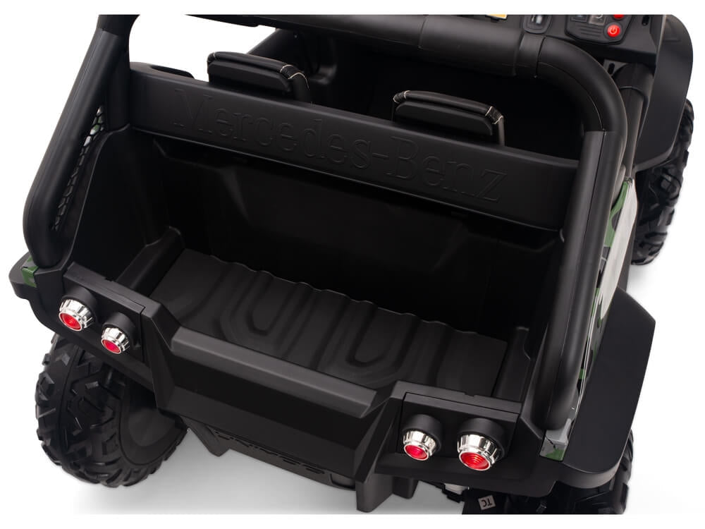 24V Mercedes Benz UNIMOG Kids Ride On UTV with Remote - Camo