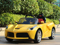 Ferrari 12V LaFerrari Kids Electric Ride On Car with MP3 and Remote Control - Yellow