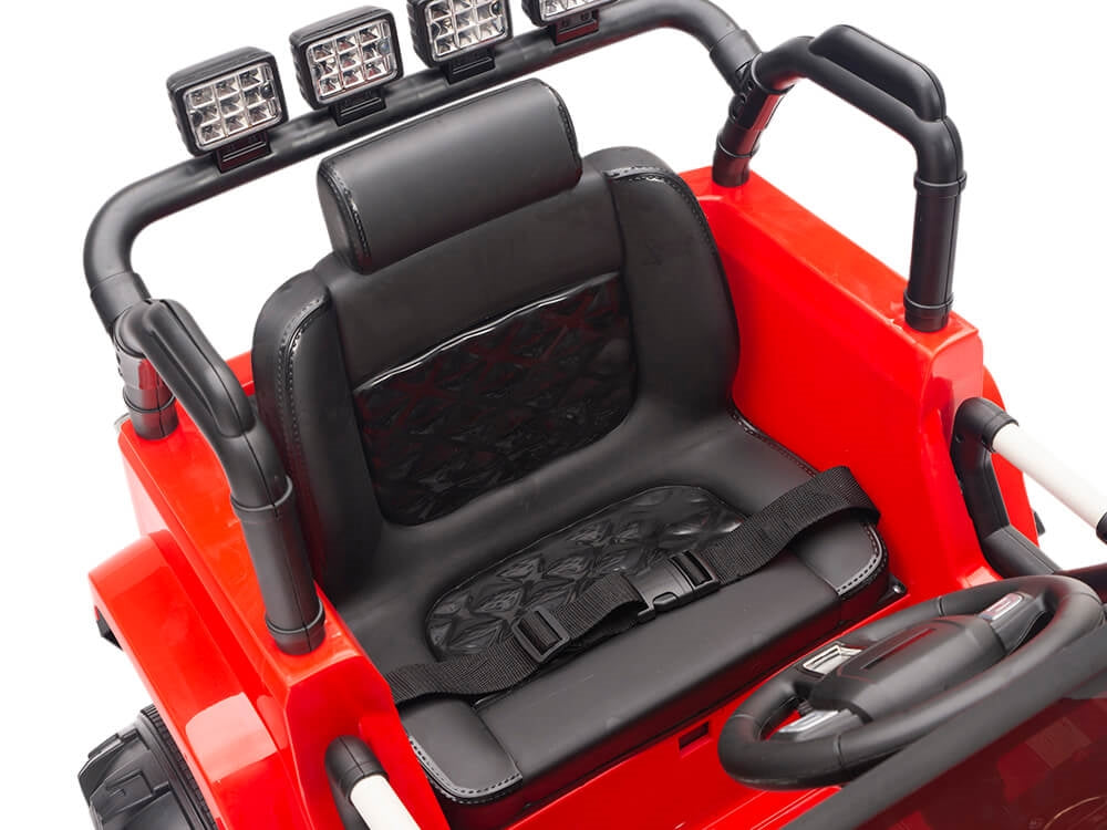 Kids 12V Battery Powered Ride On Truck with Big Wheels RC / Remote Control - Red