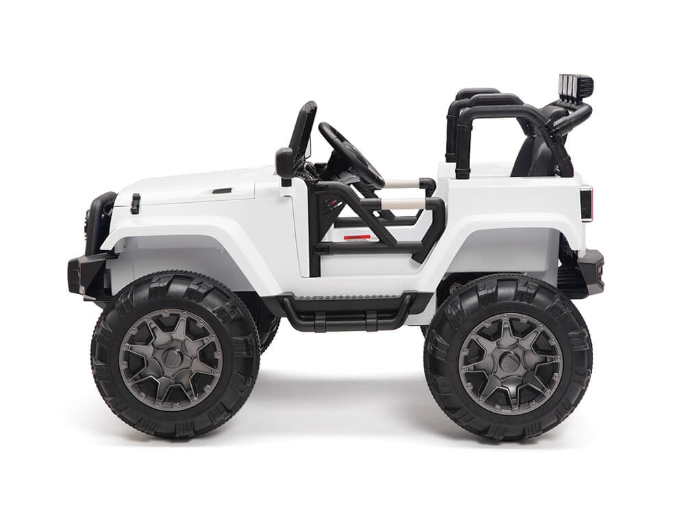 Kids 12V Electric Ride On Truck with RC / Remote Control - White
