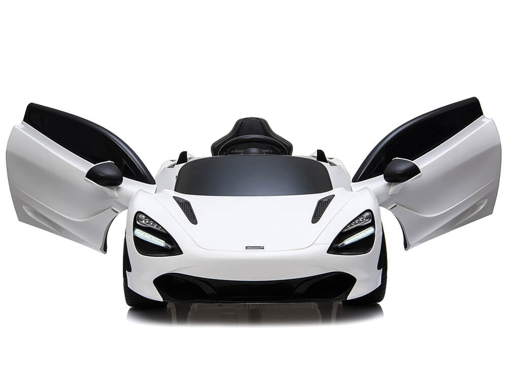 McLaren 720S 12V Kids Electric Ride On Car w/ Remote Control - Painted White