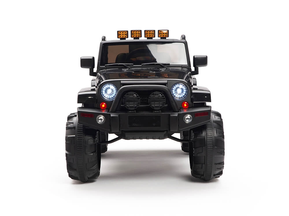 Kids 12V Battery Powered Ride On Truck with Big Wheels RC / Remote Control - Black