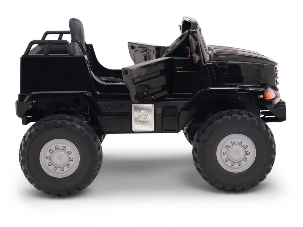 12V Mercedes-Benz Zetros Kids Electric Ride On Truck with Remote Control - Black