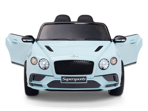 12V Bentley Continental Supersports Kids Electric Ride On Car with Remote - Blue
