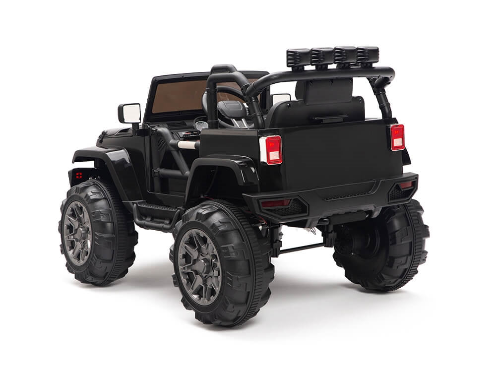 Kids 12V Battery Powered Ride On Truck with Big Wheels RC / Remote Control - Black