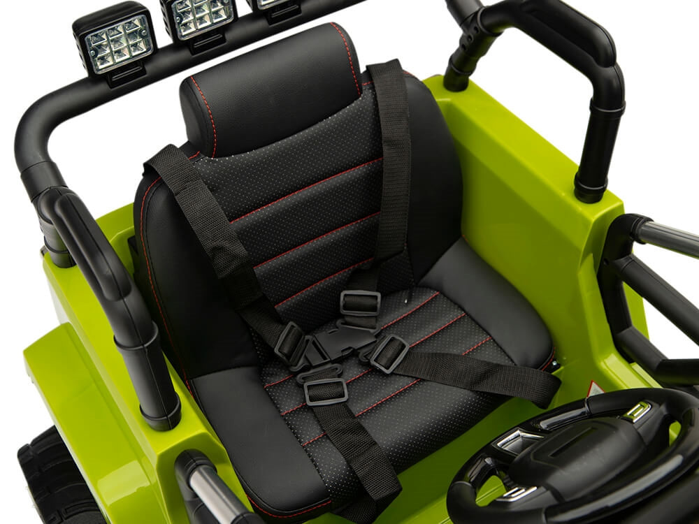 12V Kids Battery Operated Ride On Truck with EVA Wheels and Remote Control - Green